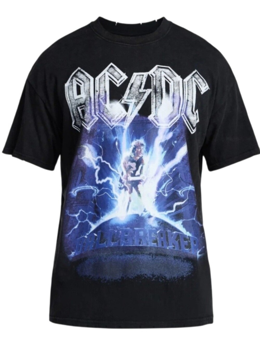 AC/DC Graphic Mineral Wash Band Tee, in Black Sizes: L, M or S. Men's NWT!